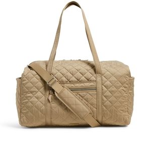 Vera Bradley large travel duffel khaki